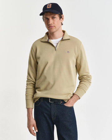 Gant Beige Zip Sweat 2008005 224