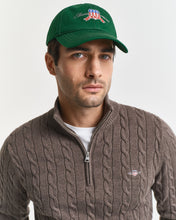 Load image into Gallery viewer, Gant Brown Zip Knit 8050603 290