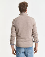 Load image into Gallery viewer, Gant | Casual Cotton 1/2 Zip Knit in Sand Melange | 8030170 295