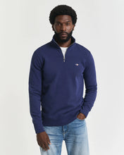 Load image into Gallery viewer, Gant Persian Blue Zip Sweat 2008005 423