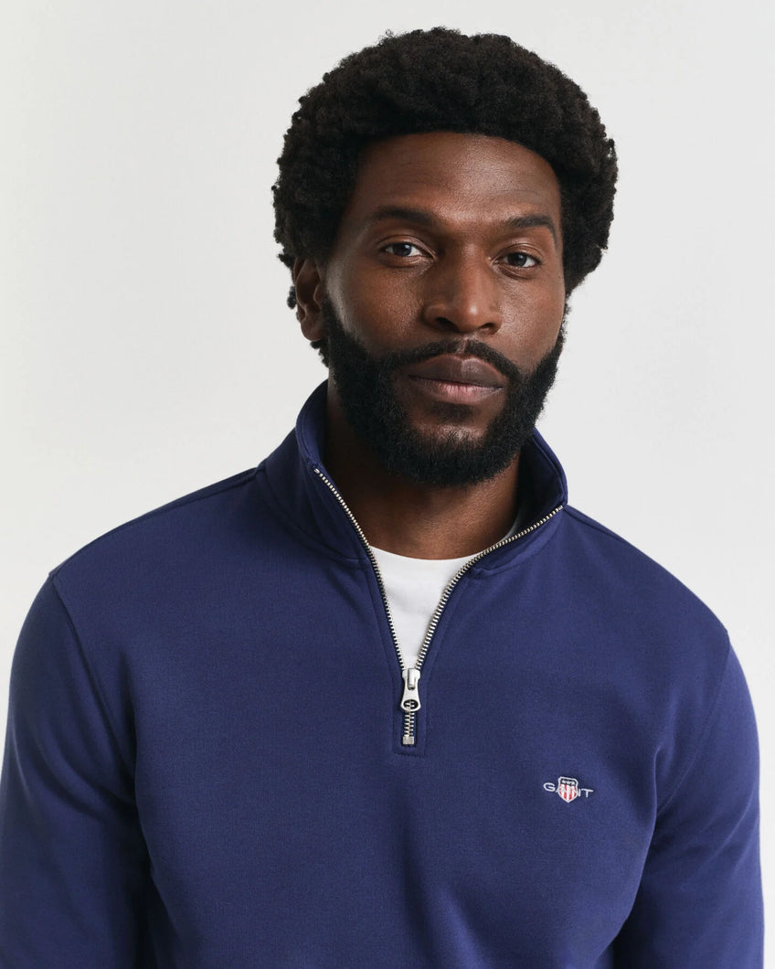 Gant Persian Blue Zip Sweat 2008005 423