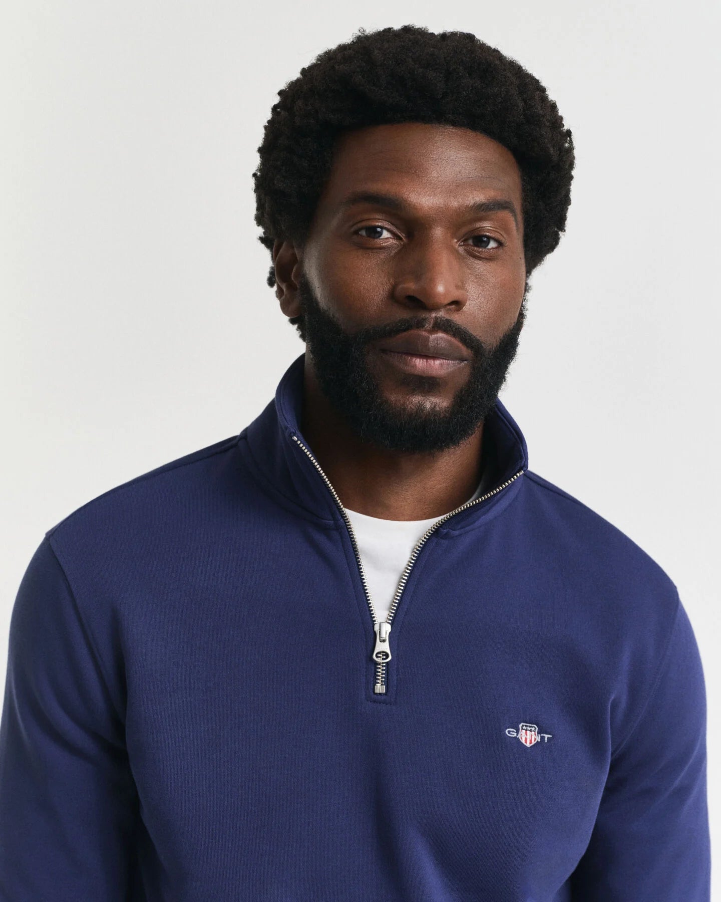 Gant Persian Blue Zip Sweat 2008005 423