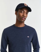 Load image into Gallery viewer, Gant Navy Melange Crew 87211 480