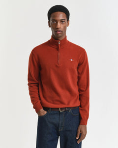 Gant Rust Wool 1/2 Zip 87213 623