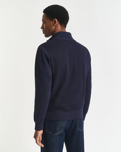 Gant Navy Zip Sweat 2068028 423