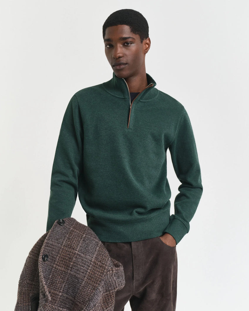 Gant Green Zip Sweat 2068028 374