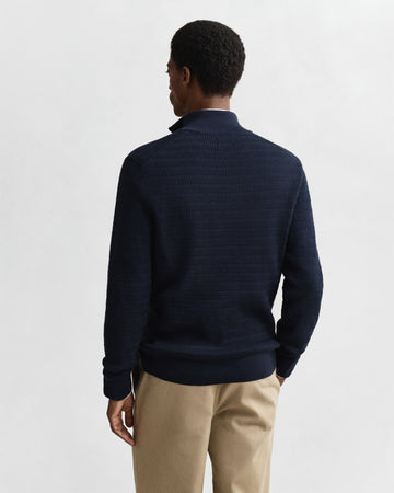Gant Navy Zip Knit 8030568 433
