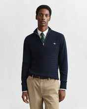 Load image into Gallery viewer, Gant Navy Zip Knit 8030568 433