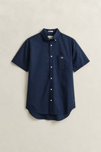 Load image into Gallery viewer, Gant Navy Short Sleeve Shirt 3000101 410