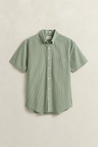 Gant Green Gingham Short Sleeve Shirt 3000151 354