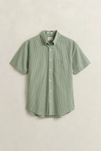 Load image into Gallery viewer, Gant Green Gingham Short Sleeve Shirt 3000151 354