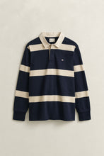 Load image into Gallery viewer, Gant Navy Striped Rugby 2065100 433