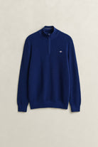 Gant Rich Navy Blue Zip Knit 8030292 432
