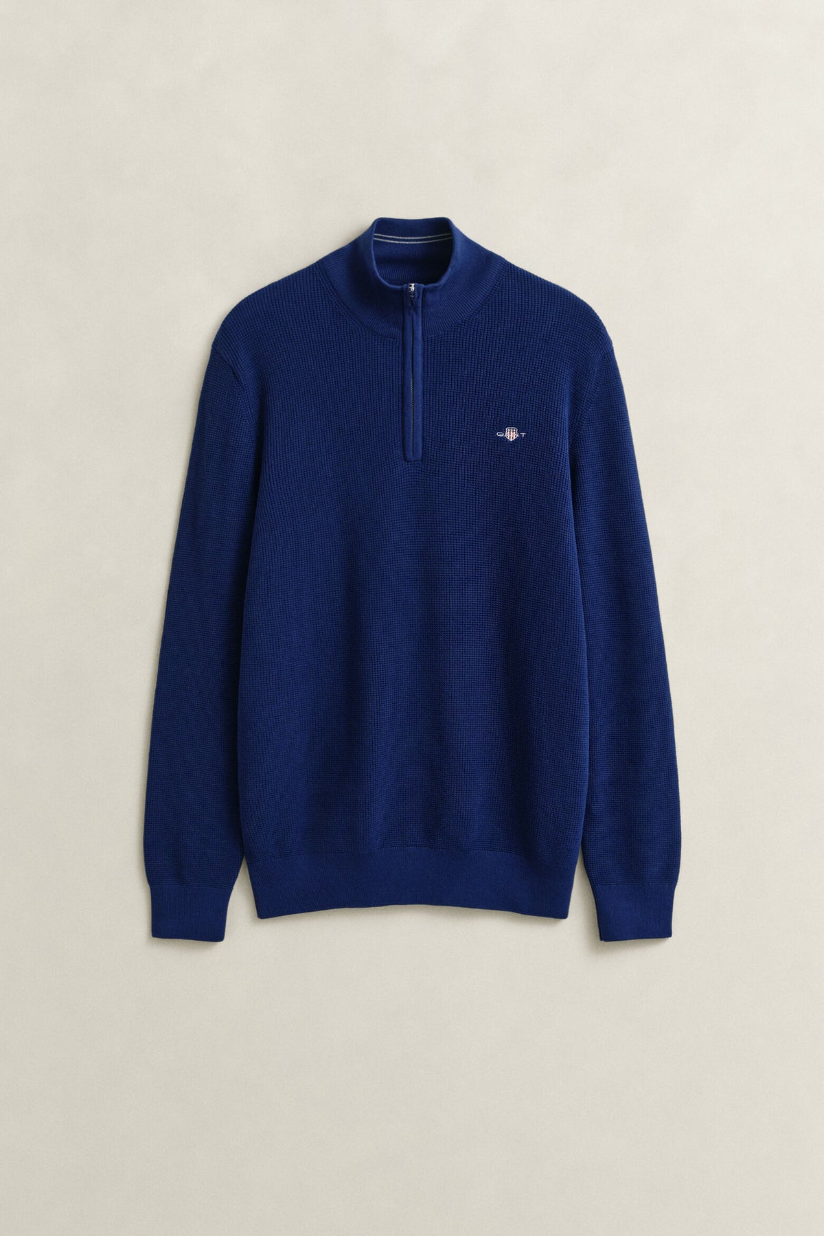 Gant Rich Navy Blue Zip Knit 8030292 432