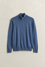 Load image into Gallery viewer, Gant Denim Blue Zip Knit 8030564 906