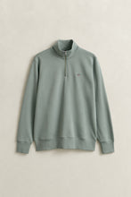 Load image into Gallery viewer, Gant Grey Green Zip Sweat 2008005 10