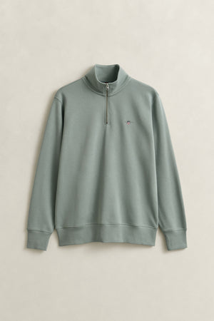 Gant Grey Green Zip Sweat 2008005 10