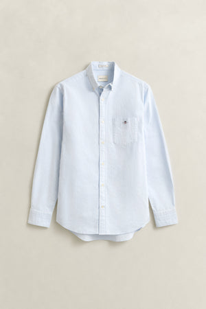 Gant Oxford Stripe Shirt Light Blue 3000230 455