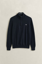 Load image into Gallery viewer, Gant Navy Zip Knit 8030564 433