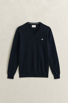 Gant Navy V Neck 8030562 433