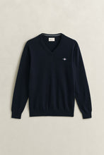 Load image into Gallery viewer, Gant Navy V Neck 8030562 433