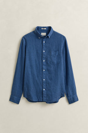 Gant Blue Linen Shirt 3240120 442