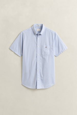 Gant Light Blue Short Sleeve Shirt 3000101 455