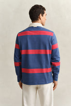 Load image into Gallery viewer, Gant | Regular Fit Striped Rugby in Vintage Blue | 2065100 422
