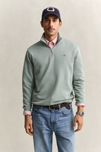 Load image into Gallery viewer, Gant Grey Green Zip Sweat 2008005 10