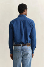 Load image into Gallery viewer, Gant Indigo Seersucker Shirt 3260034 989