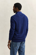Load image into Gallery viewer, Gant Rich Navy Blue Zip Knit 8030292 432