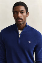 Load image into Gallery viewer, Gant Rich Navy Blue Zip Knit 8030292 432