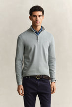 Load image into Gallery viewer, Gant Grey Green Zip Knit 8030564 10