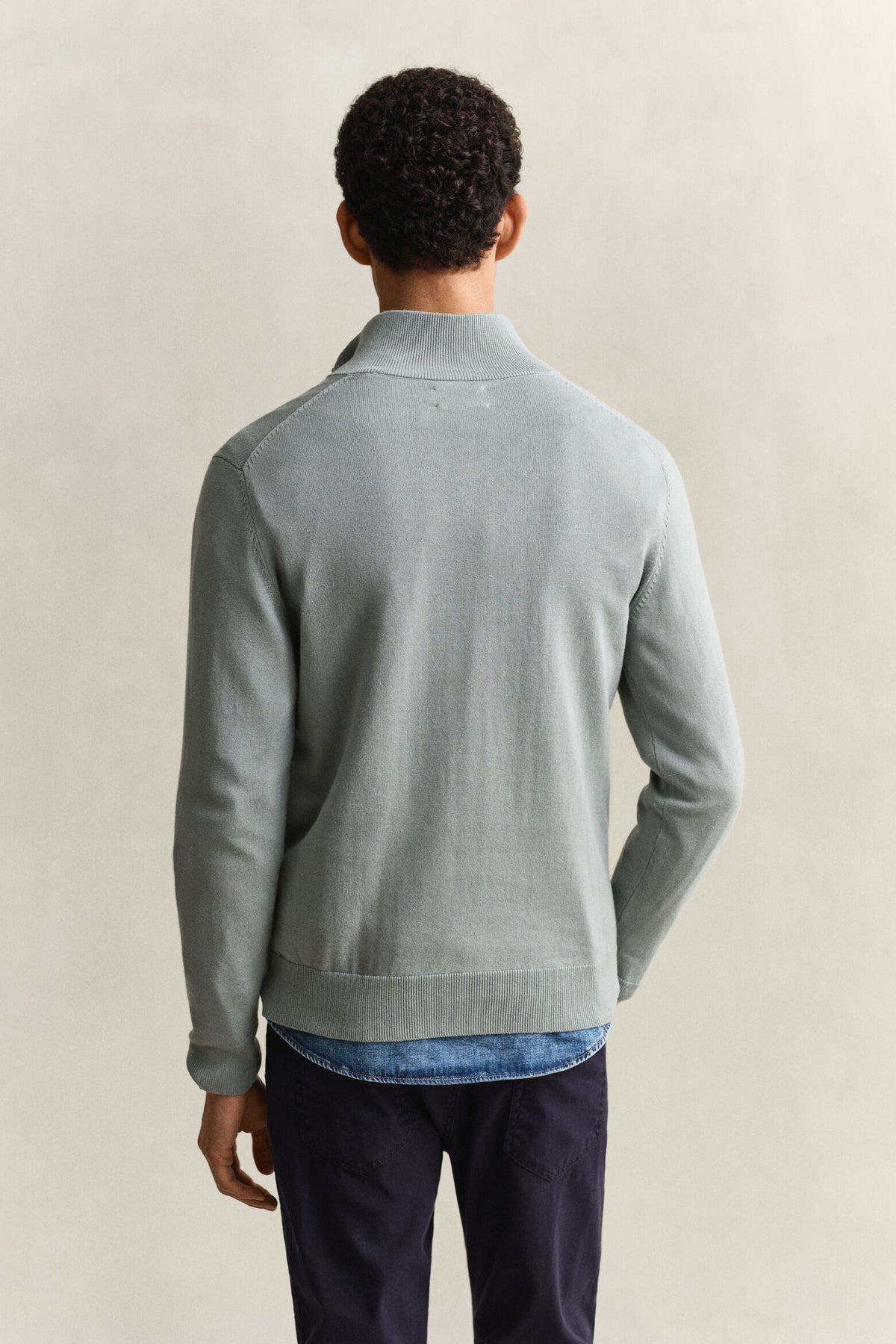 Gant Grey Green Zip Knit 8030564 10