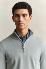 Load image into Gallery viewer, Gant Grey Green Zip Knit 8030564 10
