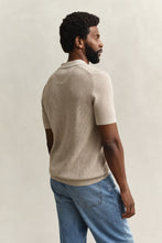 Load image into Gallery viewer, Gant Oat Beige Knitted Polo 8030292 198