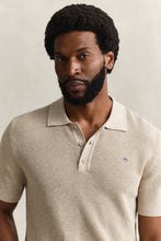 Load image into Gallery viewer, Gant Oat Beige Knitted Polo 8030292 198