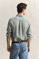 Gant Grey Green Linen Shirt 3240120 10