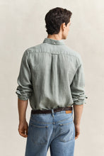 Load image into Gallery viewer, Gant Grey Green Linen Shirt 3240120 10