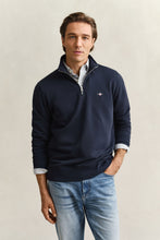 Load image into Gallery viewer, Gant Navy Zip Sweat 2008005 433