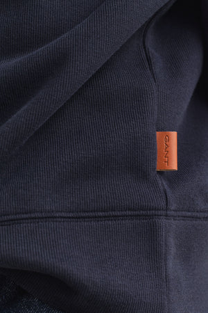 Gant | Sacker Rib 1/2 Zip Sweat in Navy | 2067102 433