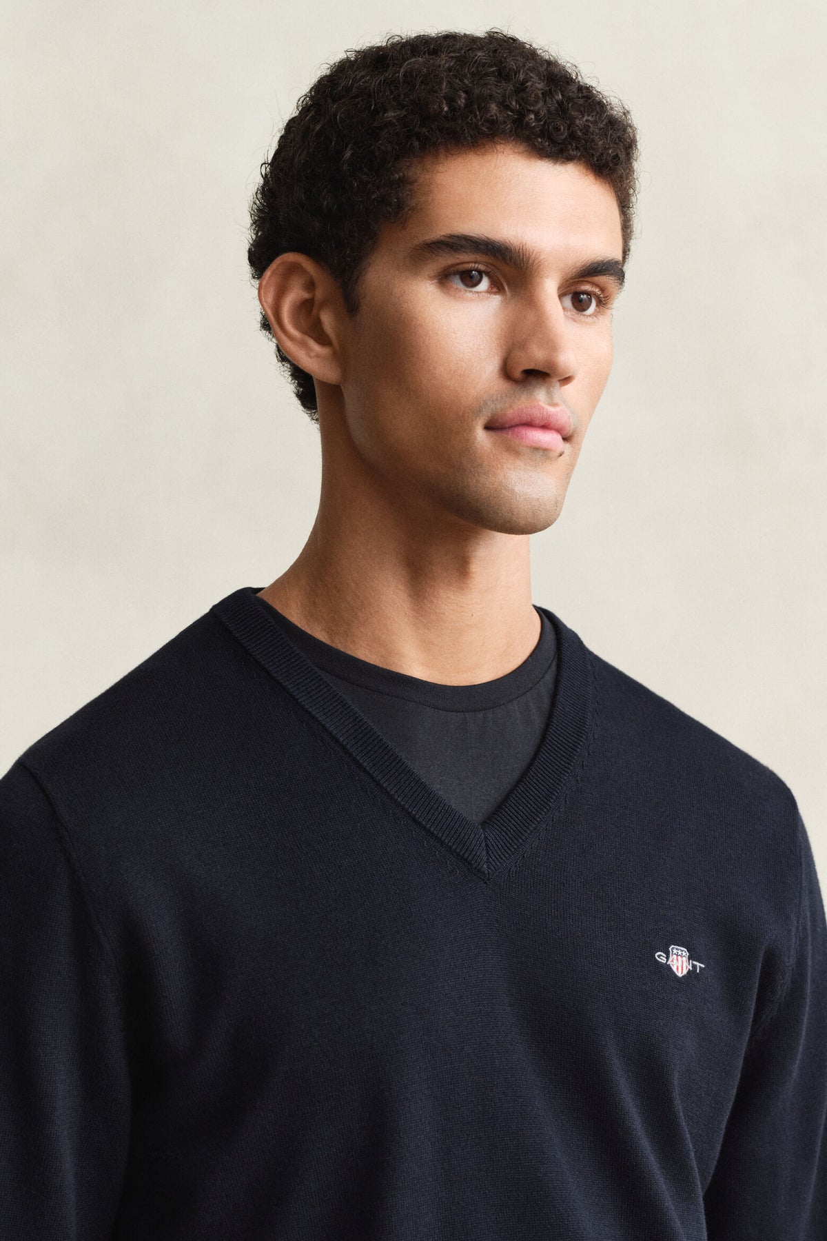 Gant Navy V Neck 8030562 433