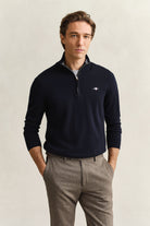 Gant Navy Zip Knit 8030564 433