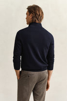 Gant Navy Zip Knit 8030564 433