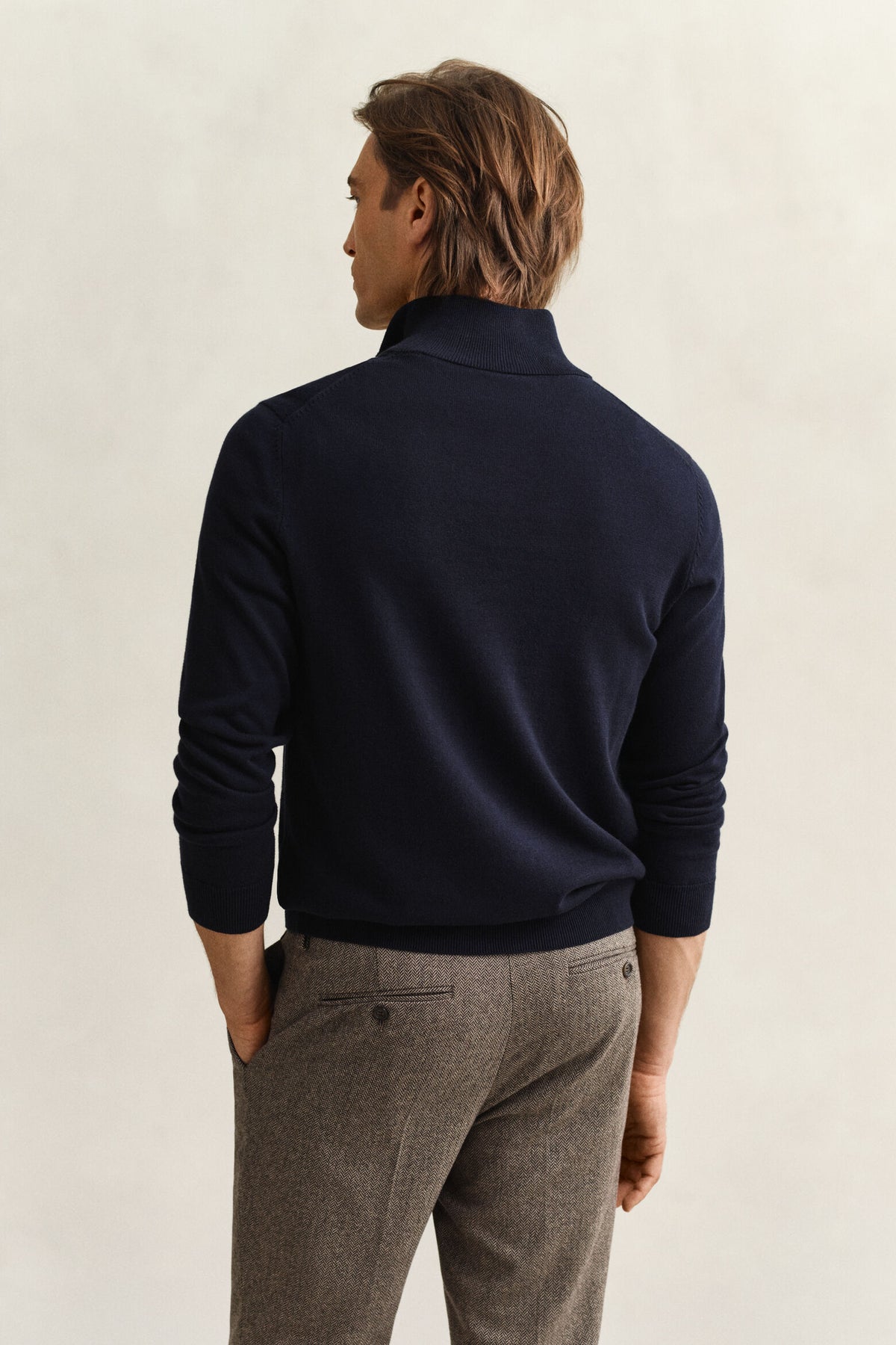 Gant Navy Zip Knit 8030564 433