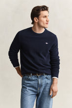 Load image into Gallery viewer, Gant Navy Crew Knit 8030291 433
