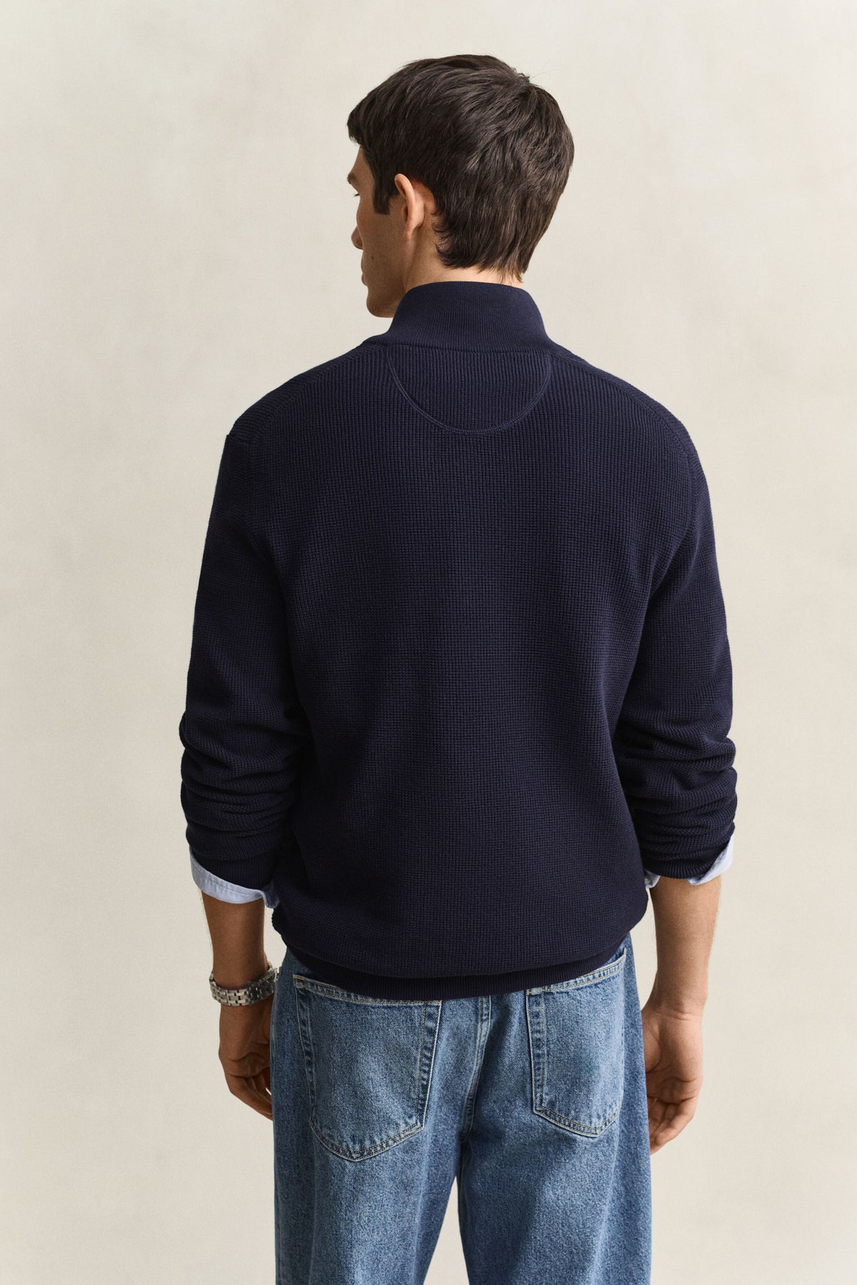 Gant Navy Zip Knit 8030292 433