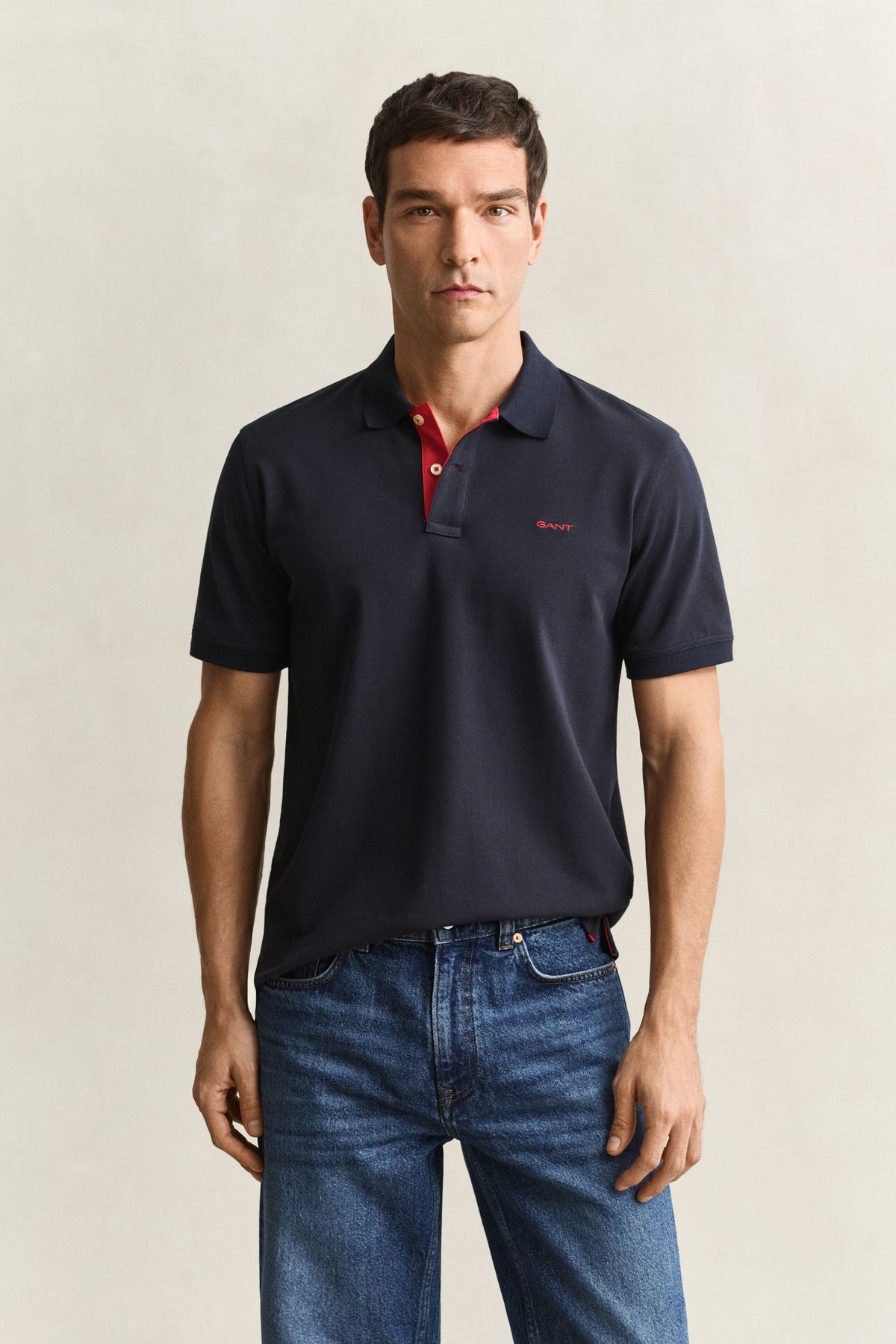 Gant Navy Polo Shirt 2062026 433