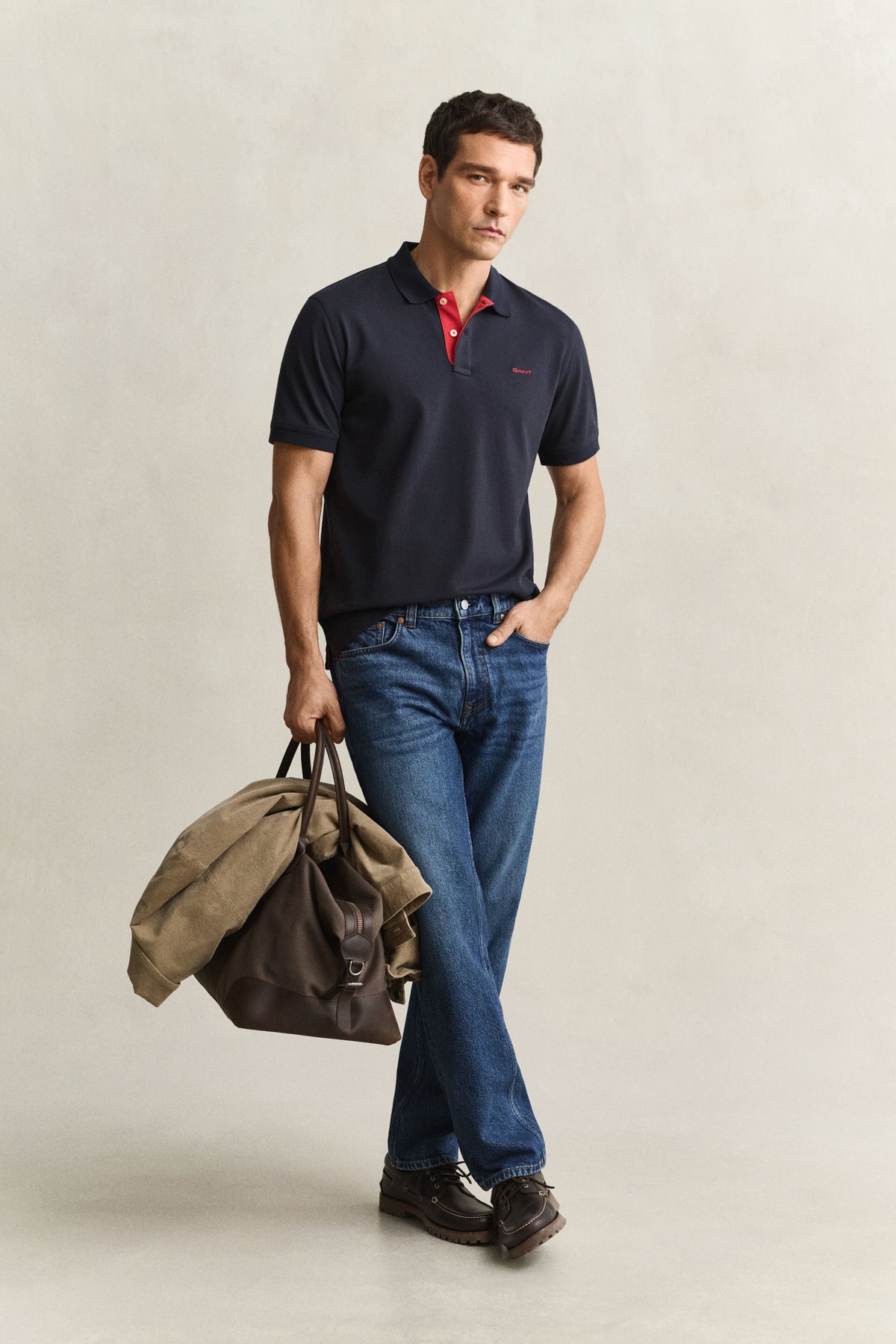 Gant Navy Polo Shirt 2062026 433