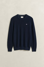 Load image into Gallery viewer, Gant Navy Crew Knit 8030291 433